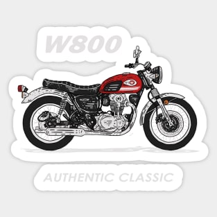 Kawasaki W800 Dark edition Sticker